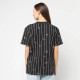 Karl Kani Γυναικεία κοντομάνικη μπλούζα Signature Heart Pinstripe OS Tee